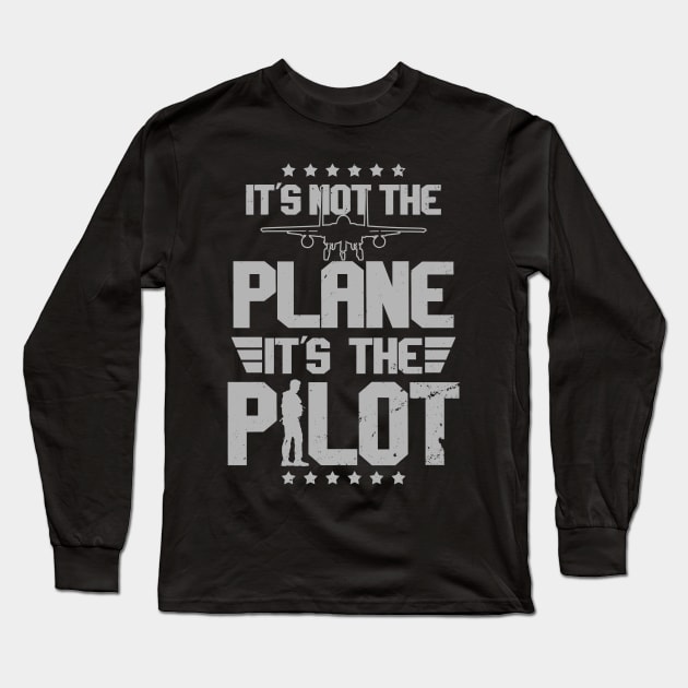 Retro 80's Iconic Aviation Action Movie Quote Typography Meme Long Sleeve T-Shirt by BoggsNicolas